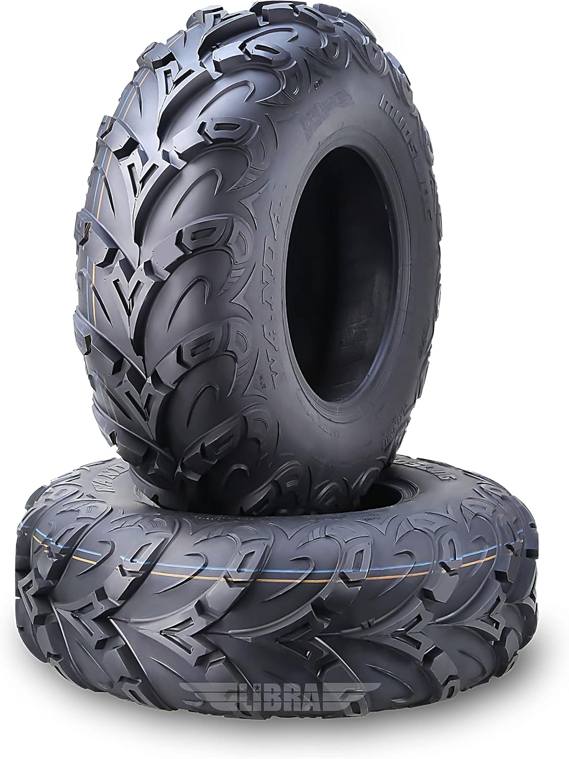 WANDA Performance 8 Ply ATV Tires 22x10-9 Mud Sling fit Honda Recon Suzuki Ozark 250, Set 2