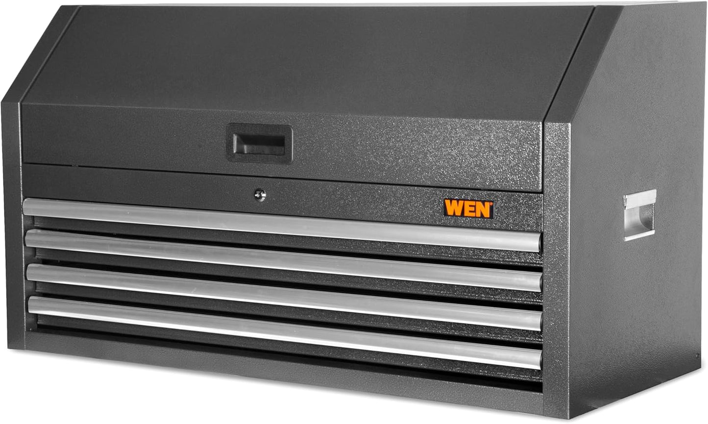 WEN 42-Inch Premium Rolling Tool Cabinet with Heavy Duty 21-Gauge Powder-Coated Steel Construction (GG422B)