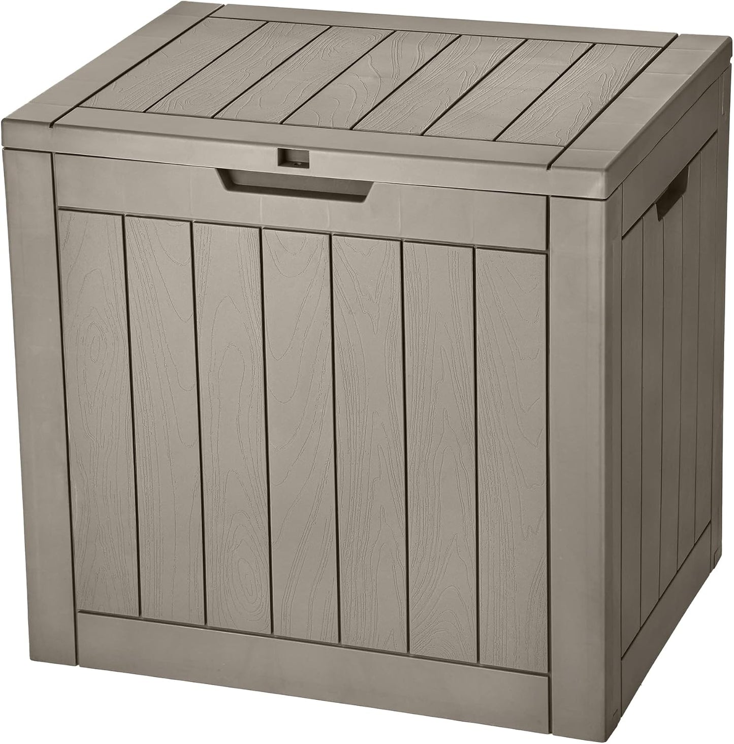 YITAHOME XXL 230 Gallon Large Outdoor Storage Deck Box for Patio Furniture, Outdoor Cushions, Garden Tools and Sports/ Pools Equipment, Weather Resistant Resin, Lockable (Taupe)