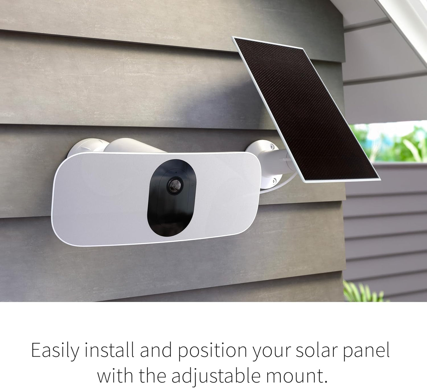 Arlo Solar Panel Charger (White), Arlo Certified Accessory, Weather Resistant, Easy Install (2025 Released), Works with: Essential Series, Go 2, Pro 3/4/5S/6/6 XL, Ultra Series, Wireless Floodlights