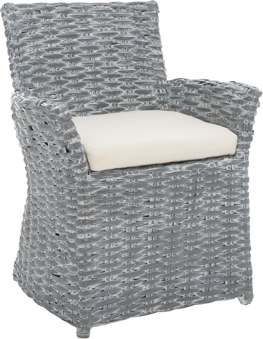 Safavieh Home Collection Cabana Grey White Wash Arm Chair