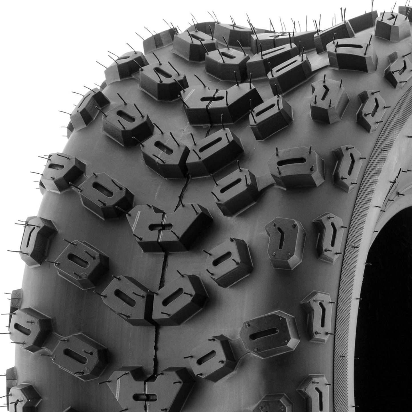 Set of 2 SunF A005 ATV UTV Off-Road Tires 22x11-10, 6-PR, Knobby Tread for Trail/XC/Sport