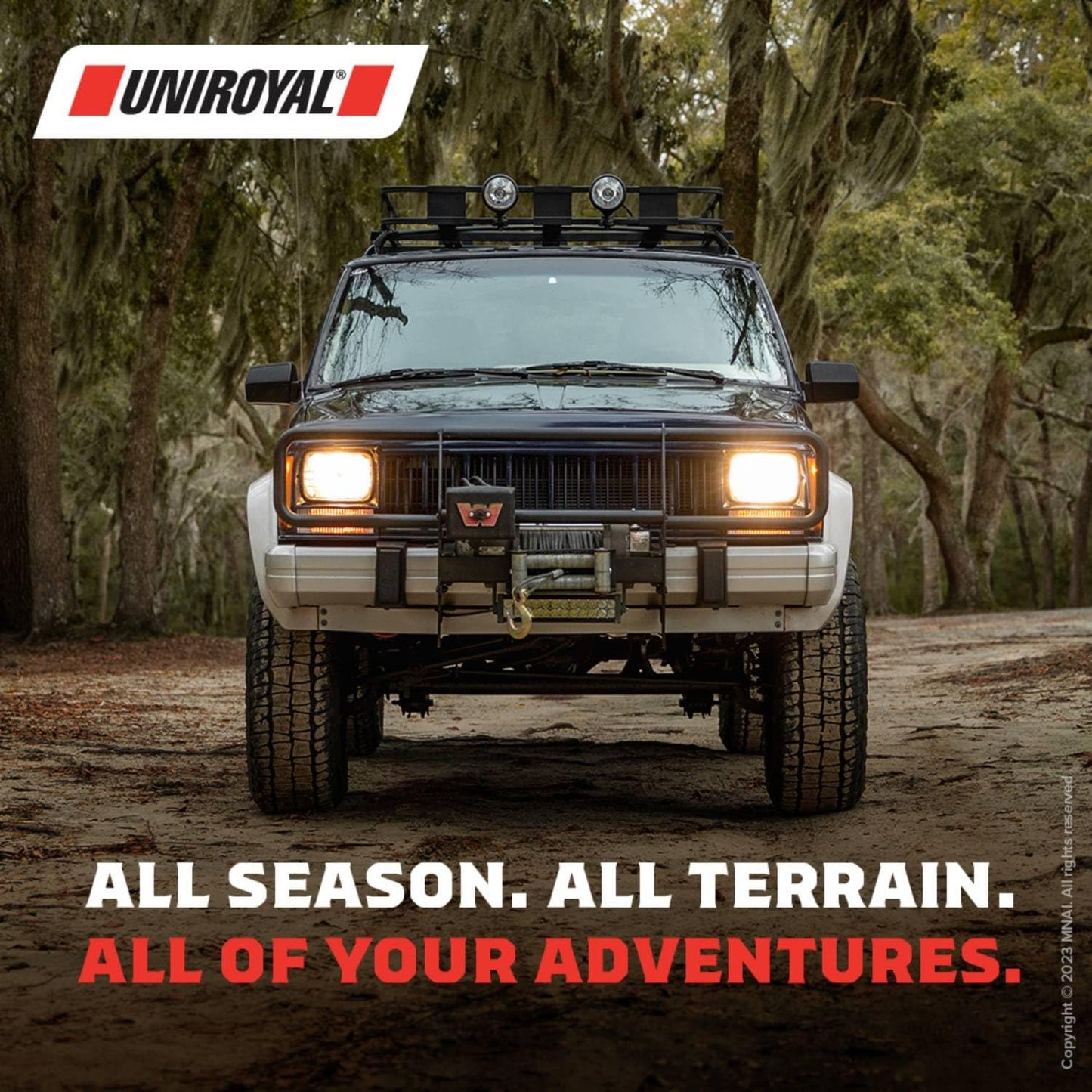 Uniroyal Laredo AT All-Terrain Car Tire for Light Trucks, SUVs, and Crossovers - 235/75R15/XL 109T