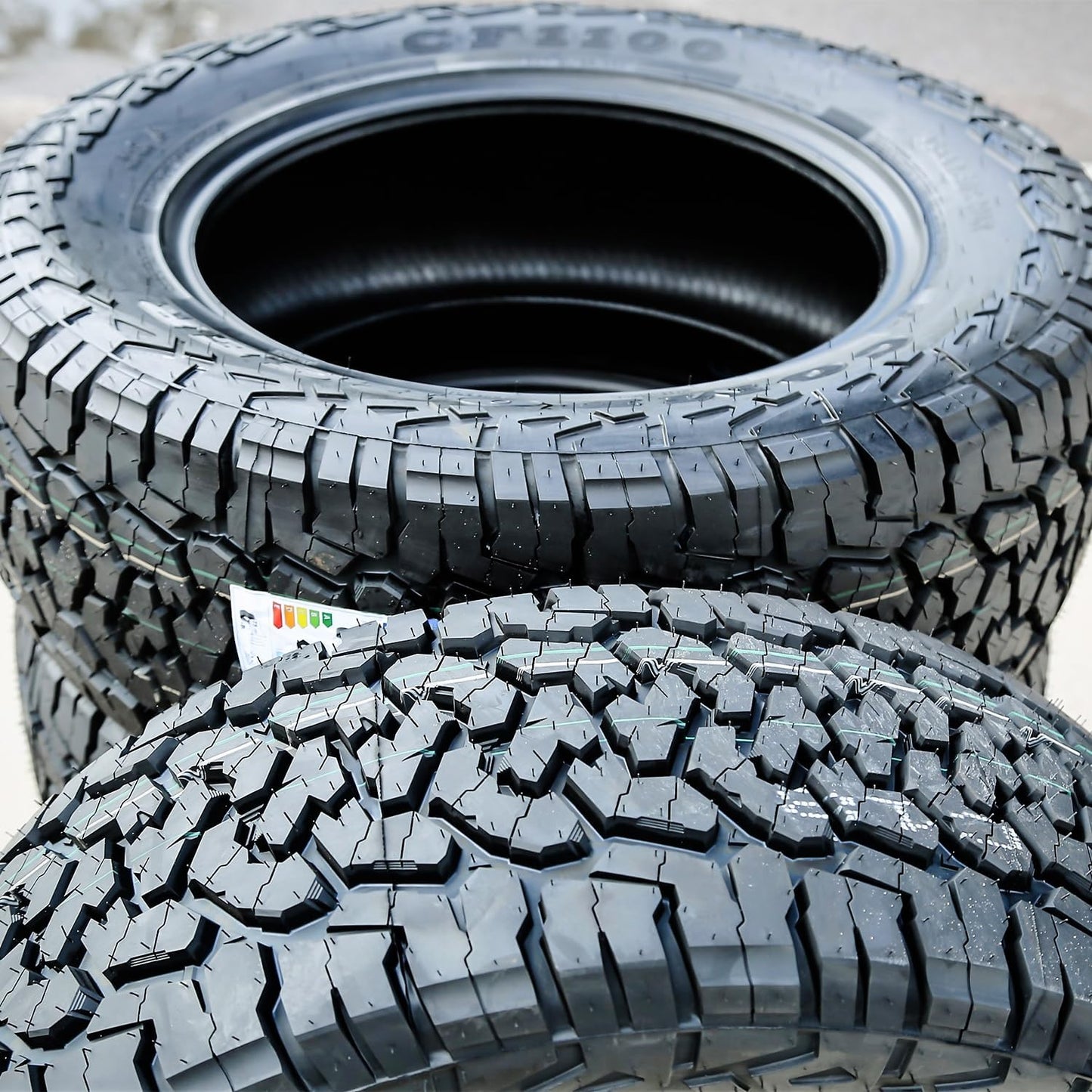 CF1100 X/T All-Terrain Mud Light Truck Radial Tire-35X12.50R17LT 35X12.50X17 35X12.50-17 121S Load Range E LRE 10-Ply BSW Black Side Wall