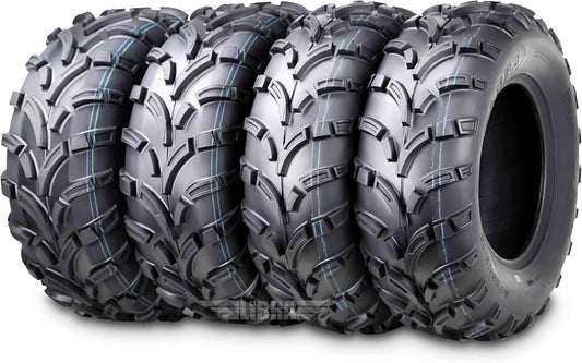 WANDA 24x8-12 & 24x10-12 ATV Tires Lt Mud fit for 08-09 Arctic Cat 366 4x4 Auto
