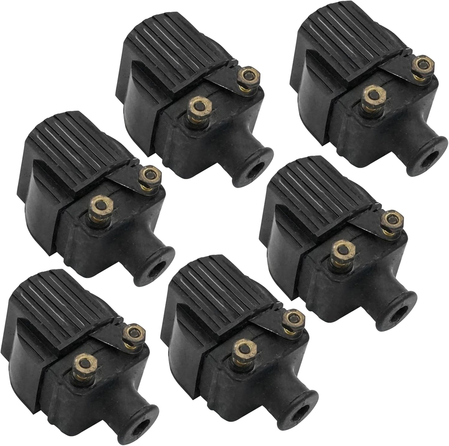 Caltric 6-Pack Ignition Coils Compatible with Mercury Outboard 175Hp 175-Hp 175 Hp Engine 1988-2000