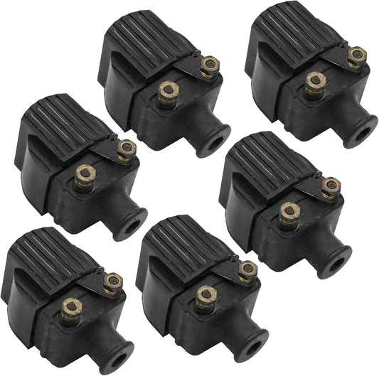 Caltric 6-Pack Ignition Coils Compatible with Mercury Outboard 175Hp 175-Hp 175 Hp Engine 1988-2000