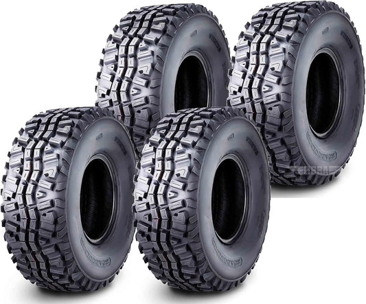 ROADGUIDER Full Set ATV Tires 24x9-10 & 24x11-10 for 05-16 Kawasaki Mule 610 4x4