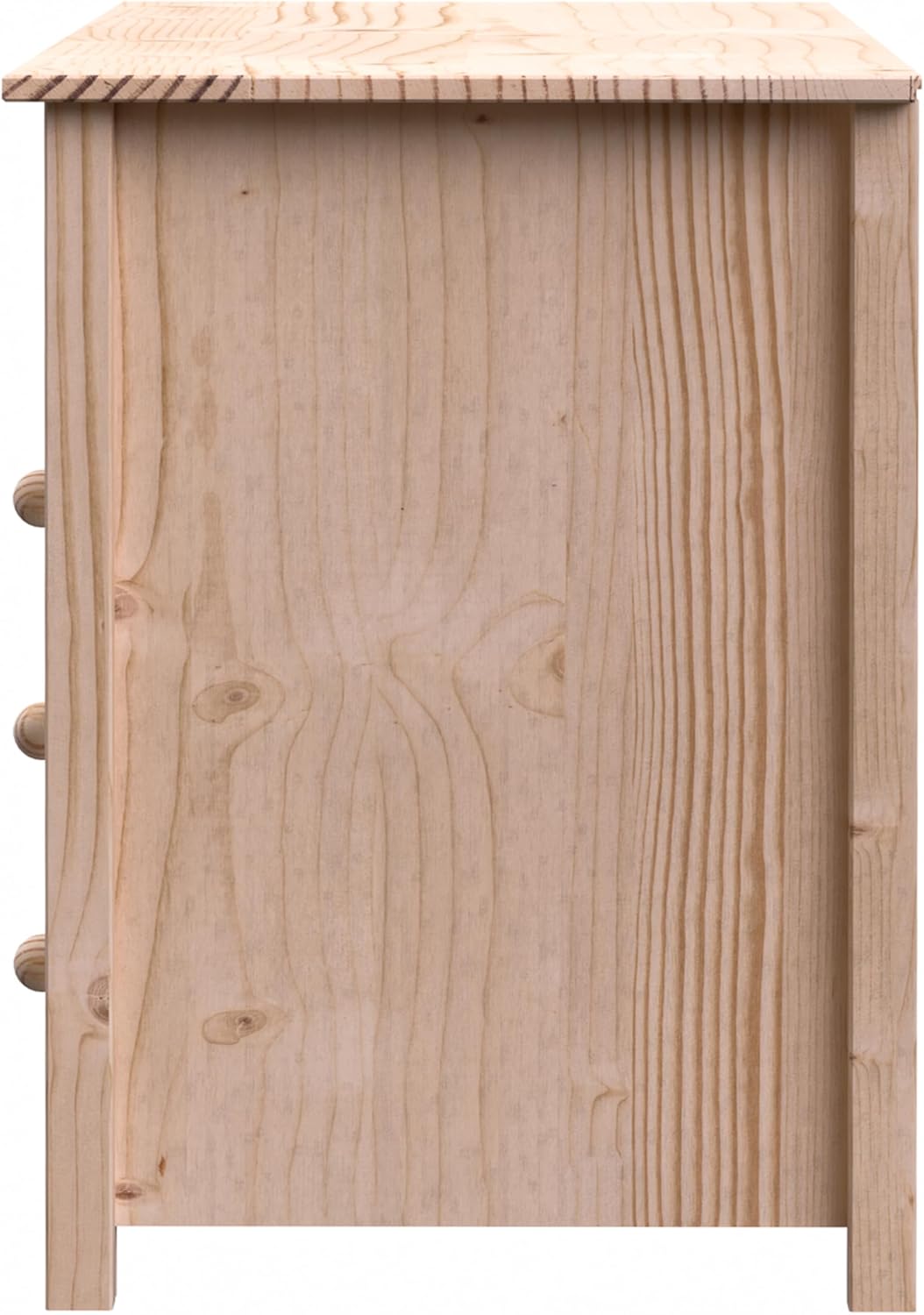 Compact Pine Desk with Drawers – Solid Wood Study Table for Kids and Adults