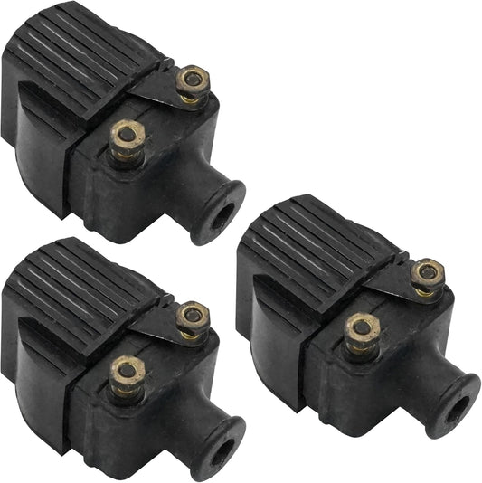 Caltric 3 Sets of Ignition Coils Compatible with Mercury Outboard 90Hp 90-Hp 90 Hp Engine 1987-1998