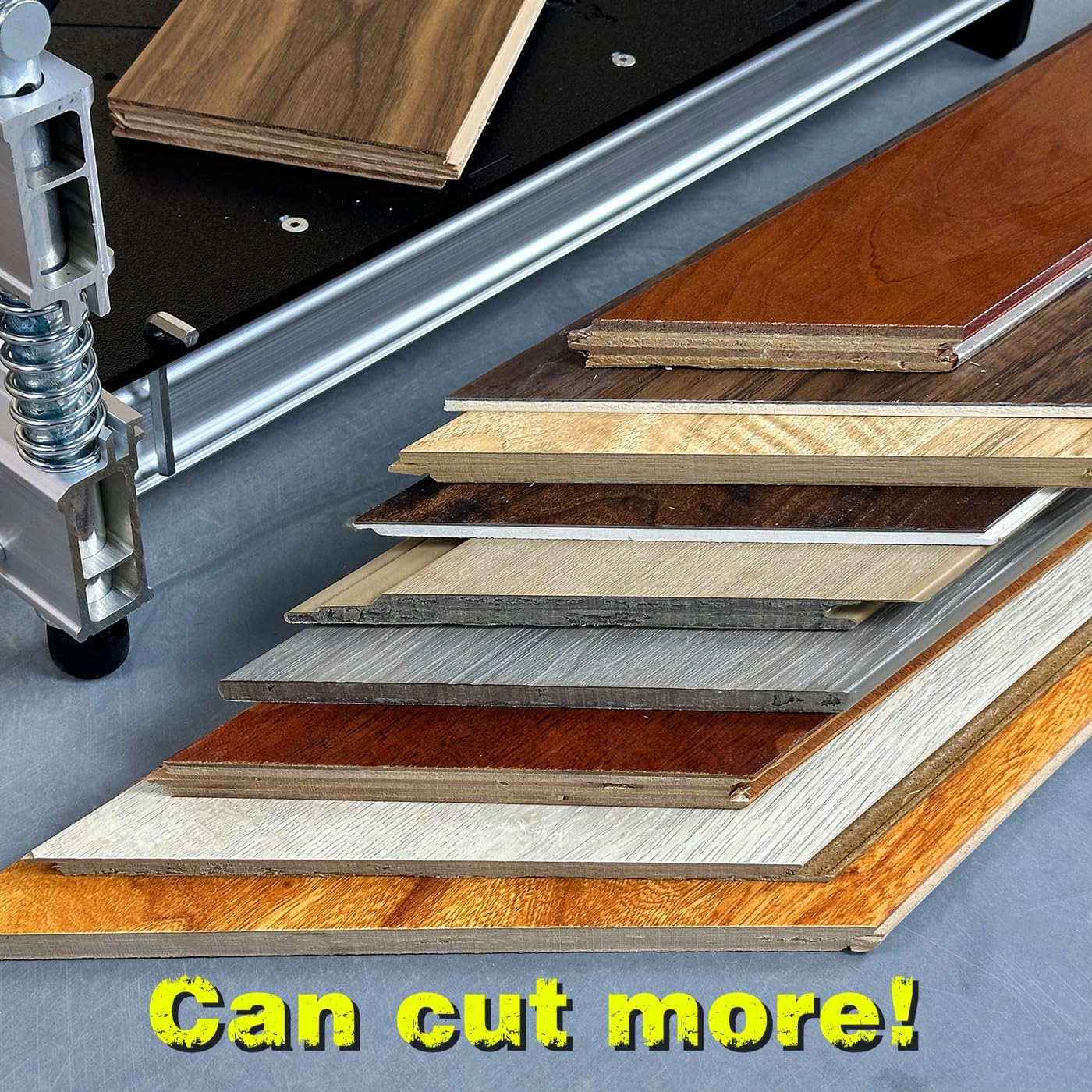 13" Heavy Duty Pro Laminate | Vinyl Floor Cutter, Full Cut 13" Engineered wood, All kinds of vinyl planks, Laminate 17mm thickness; Superstrong| Top Quality| Best Tool
