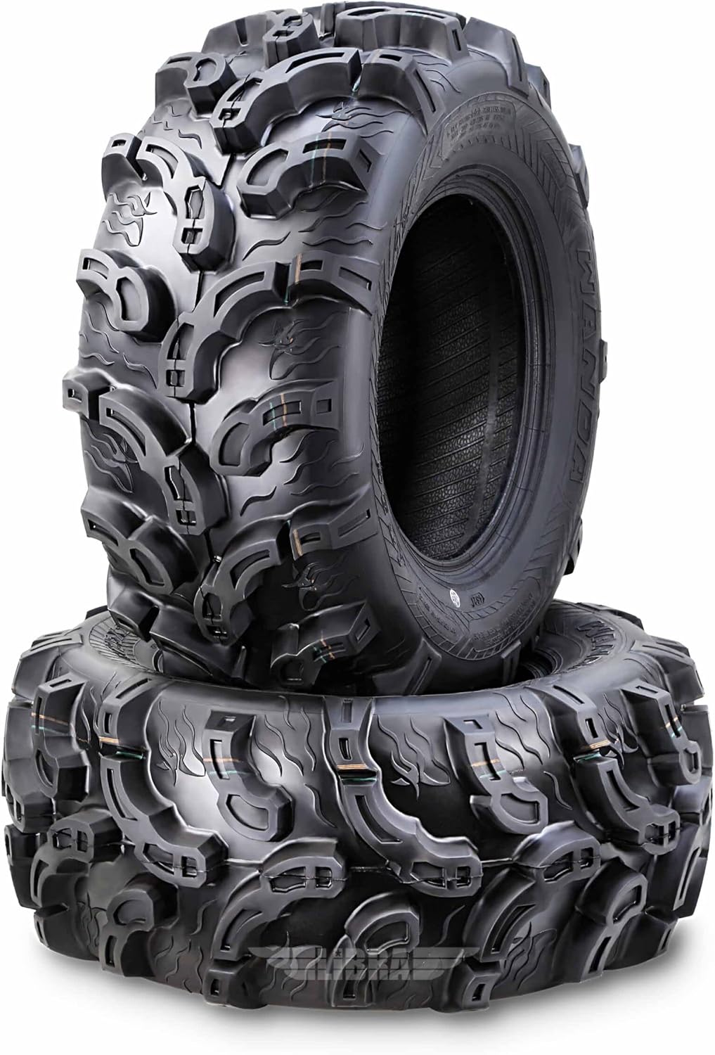 WANDA 2 Premium UTV ATV Tires 25X8-12 25X8X12 Super Mud Snow 6PR P375-10212
