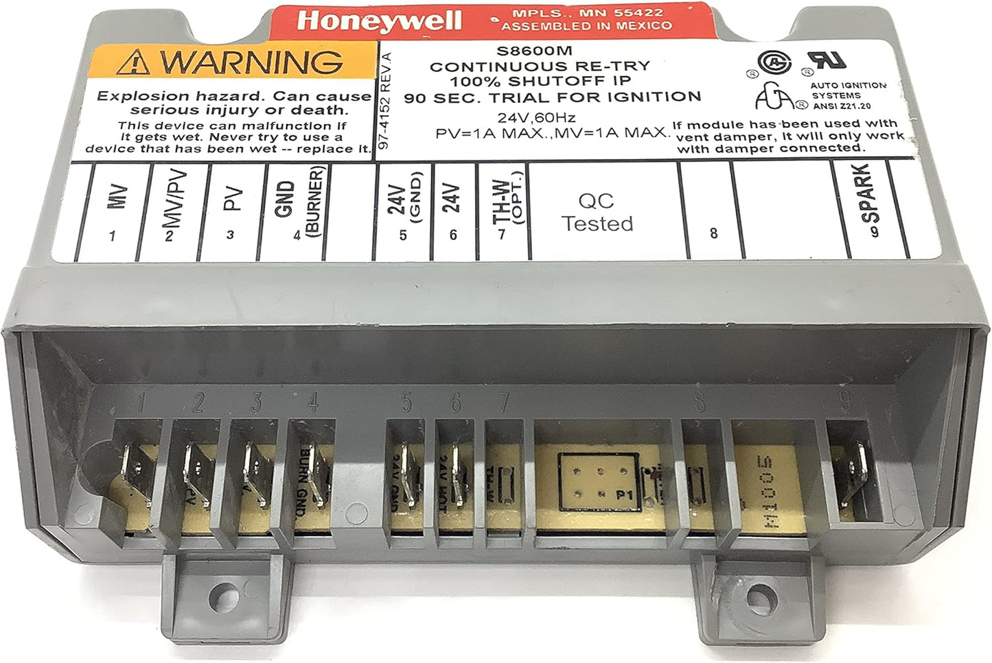 S8600M Ignition Control Module Continuous Re-Try