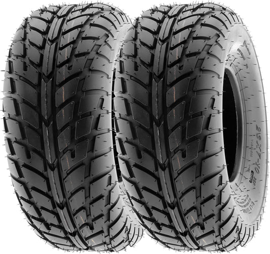 【2】SunF 145/70-6 ATV UTV Tires 145/70x6 Tubeless 6 Ply for 6 Rims - A021, black