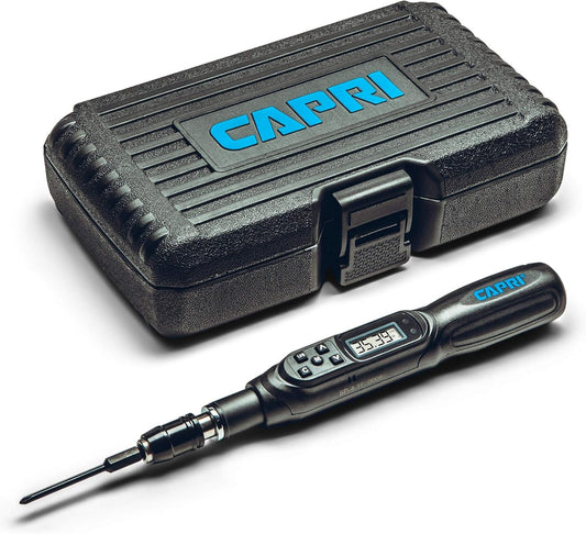 Capri Tools Digital Torque Screwdriver, Dual Direction, 1.77-35.39 in. lbs./20-400 cNm/2.04-40.82 kg-cm, 26000