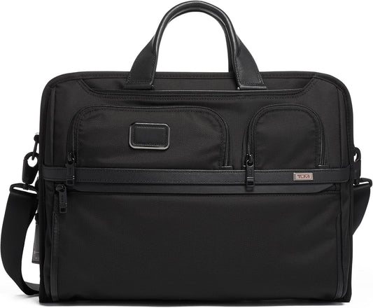TUMI - Compact Large Screen Laptop Brief Bag - Professional Briefcase - Fits Up to 17" Laptops & Tablets - Black