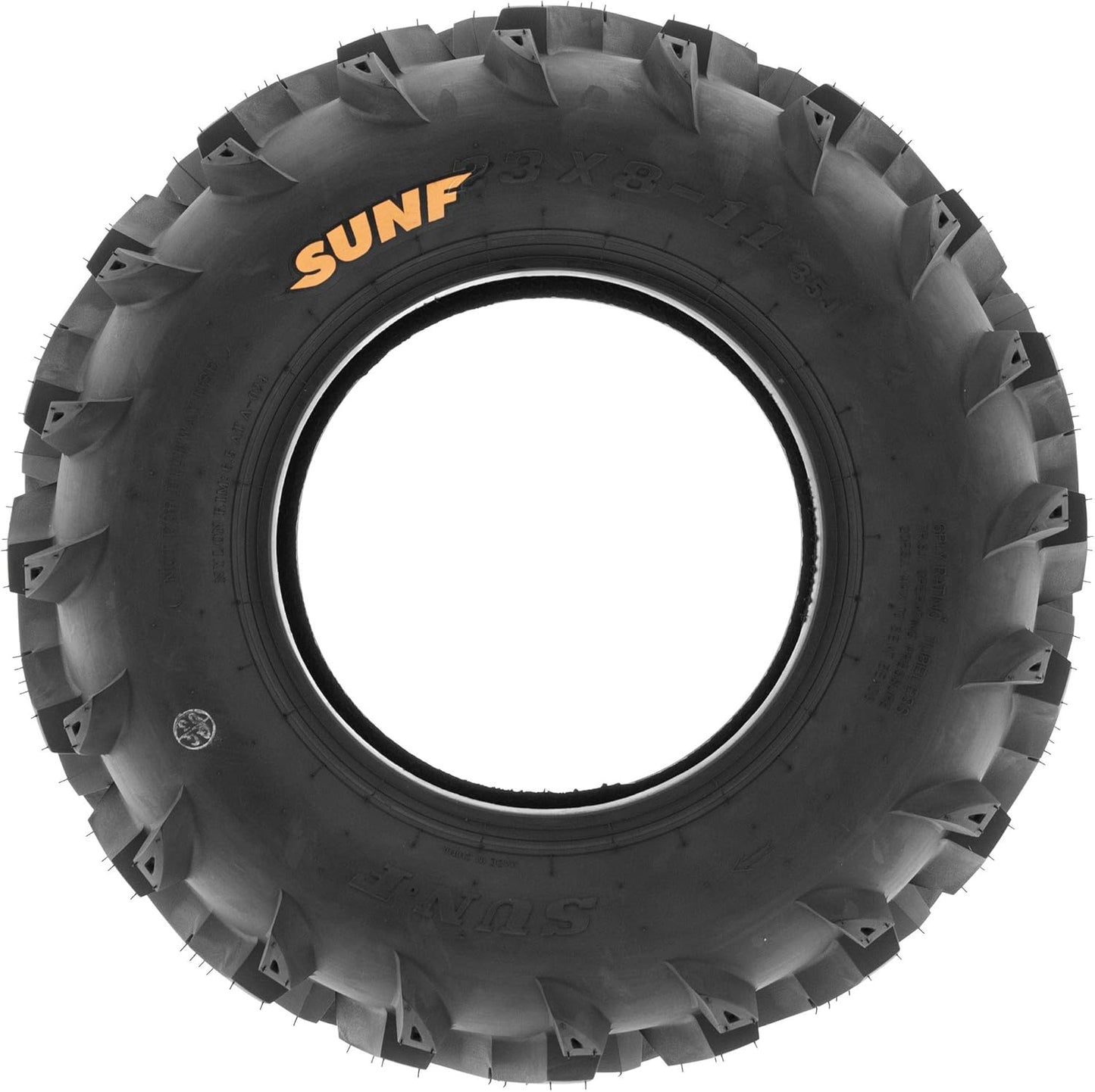 Set of 4 SunF A024 AT-Mud-Trail ATV UTV 23x8-11 Front & 22x11-9 Rear off-road Tires, 6 PR, Tubeless