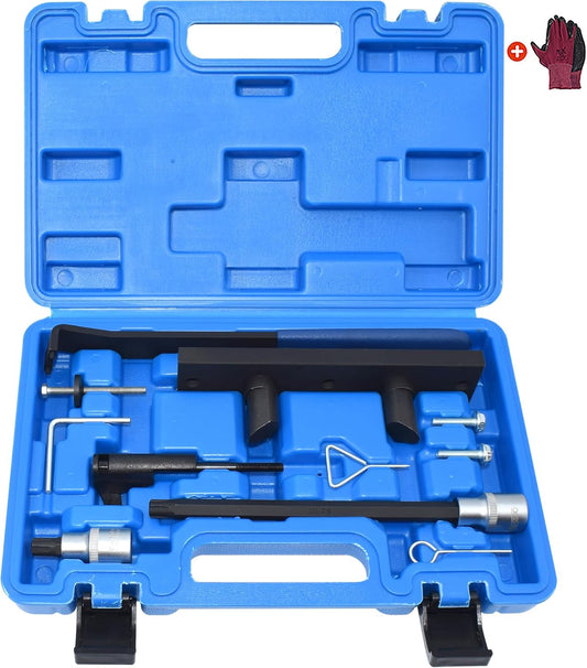 Camshaft Alignment Locking Timing Tool Kit, Compatible with Audi VW 2.0 FSI/TFSi Petrol Engine T10252 T10115 T10020 with T52 T40080 Socket