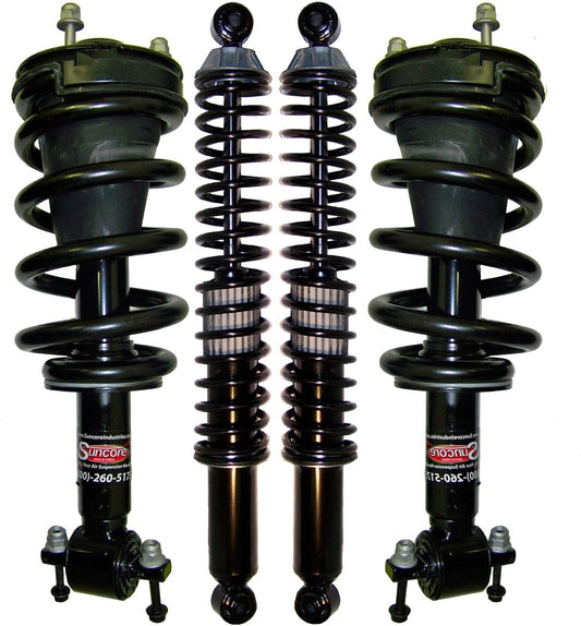 SUNCORE - Front and Rear Active Suspension to Passive Complete Struts and Rear Shocks Conversion Kit