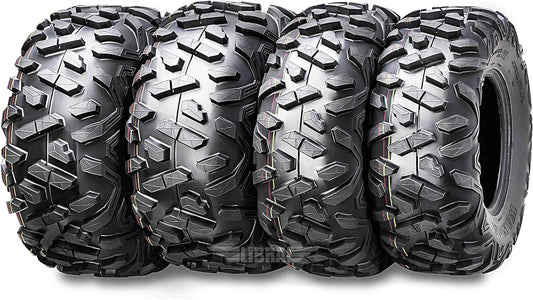 WANDA 26x9-12 & 26x11-12 Full Set ATV Tires for 15-17 Kawasaki Mule Pro FX/FXT/DX/DXT