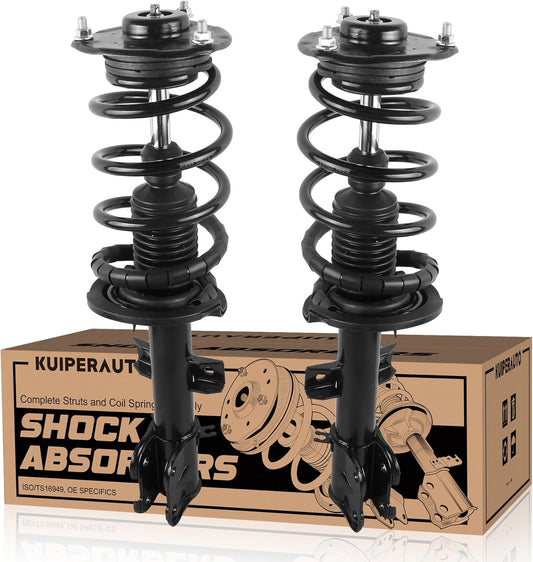 173044 Complete Front Struts Coil Spring Assembly Compatible for 2011 2012 2013 Kia Sorento FWD Front Pair Set Replacement Shock Absorbers