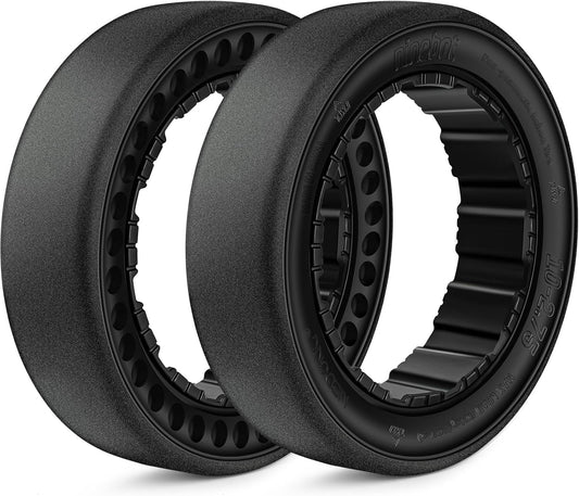 2PCS 10-2.75 Original Solid Tires for Segway Ninebot S Max, Quick Release Drift Tires for Ninebot Gokart Pro/Pro 2, Rear Tire for Ninebot Gokart (with Ninebot S Max) and Ninebot Gokart Lamborghini