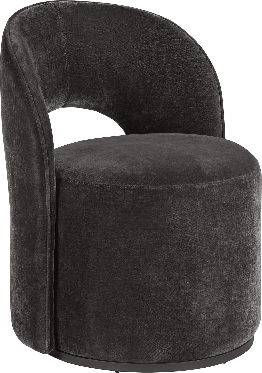 Coaster Home Furnishings - Harjo - Wood - Velvet Upholstered Swivel Accent Chair with Curved Backrest and Contemporary Style - Living Room - Olive Green - 907530