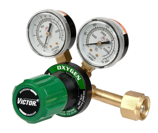 Victor Technologies 0781-9400 G250-150-540 Medium Duty Single Stage Oxygen Regulator, 150 psig Delivery Range, CGA 540 Inlet Connection
