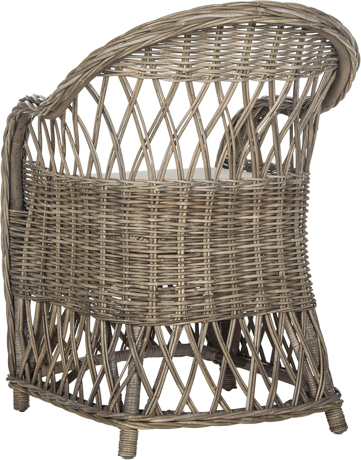 Safavieh Home Collection Inez Natural Wicker Club Chair