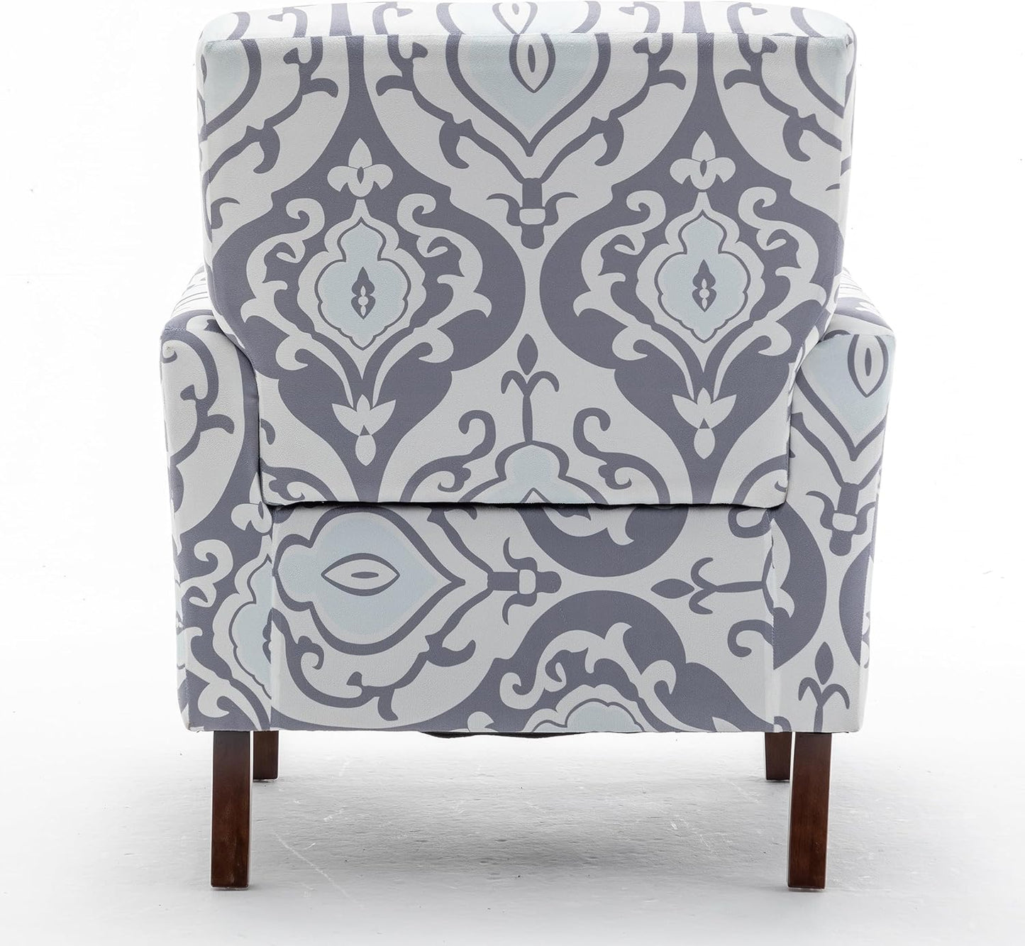 US Pride Furniture Modern Accent Armchair for Office and Living Room Decor with Birch Wood Frame and Microfiber Upholstery, Easily Assembled Arm Chair with Removable Cushions, 05 Printed Fabric