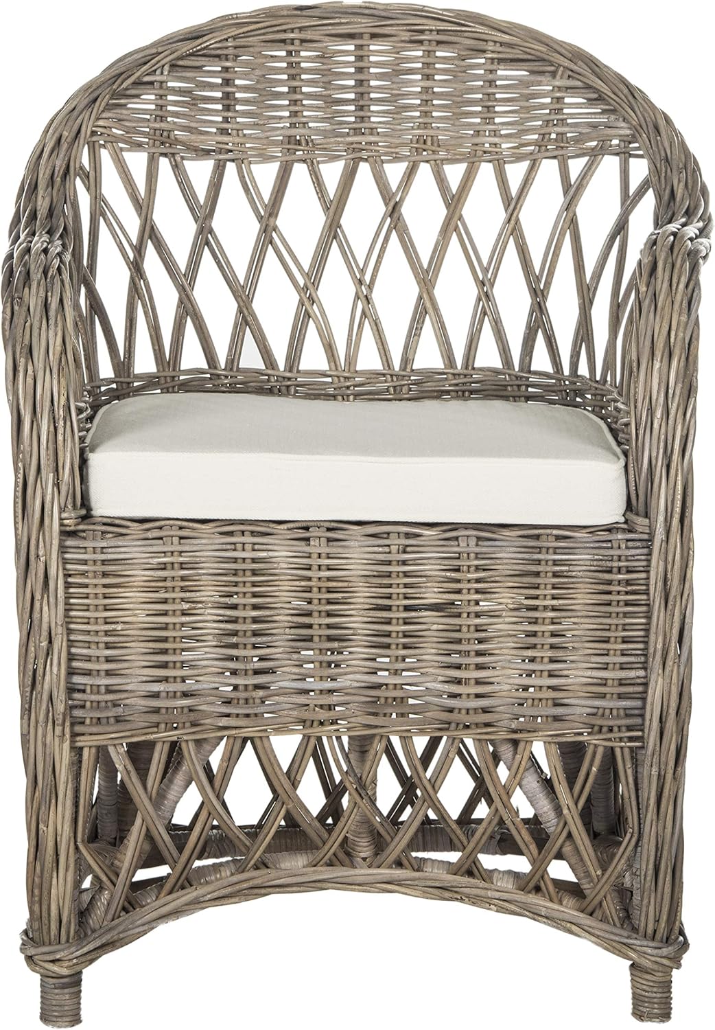 Safavieh Home Collection Inez Natural Wicker Club Chair