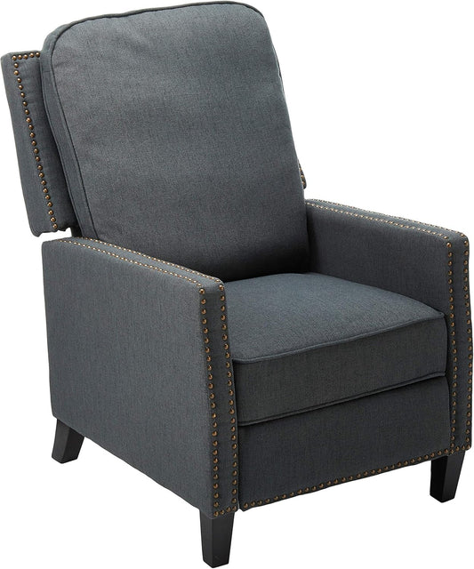 Christopher Knight Home Armstrong Recliner, Grey + Dark Brown