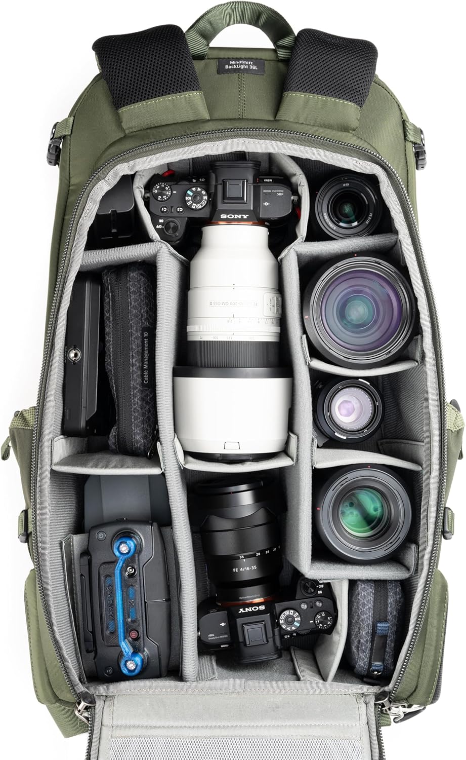 Think Tank Photo - MindShift BackLight 36L Camera Backpack (Slate Black)
