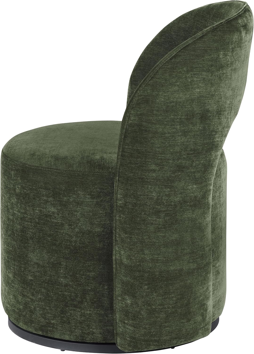 Coaster Home Furnishings - Harjo - Wood - Velvet Upholstered Swivel Accent Chair with Curved Backrest and Contemporary Style - Living Room - Olive Green - 907530