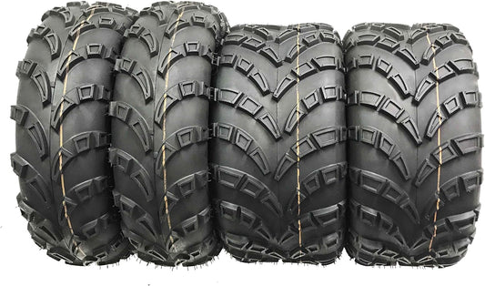 WANDA Set of 4 ATV Tires AT 23x7-10 Front 22x10-10 Rear /6PR- 10261/10260