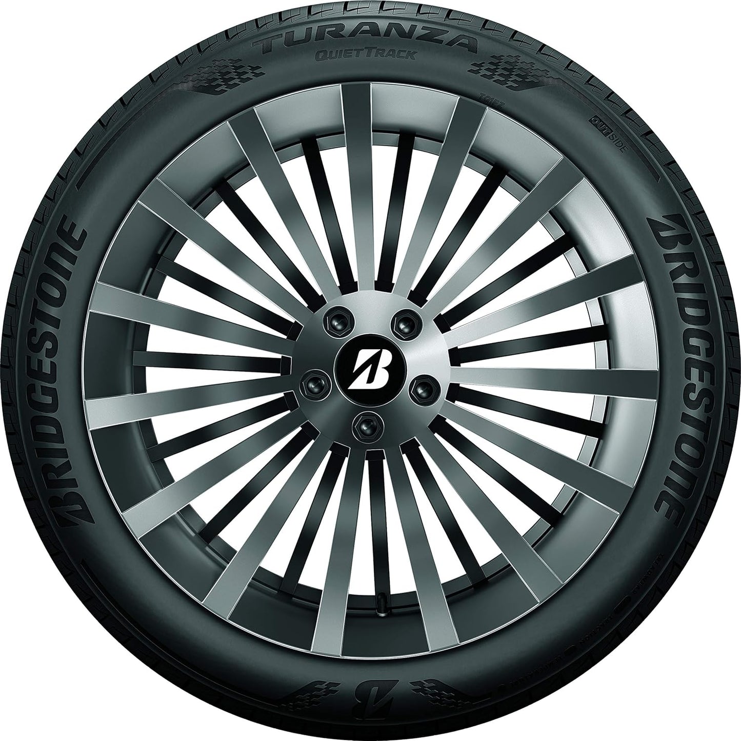 Bridgestone Turanza QuietTrack All-Season Touring Tire 255/40R19 100 V Extra Load