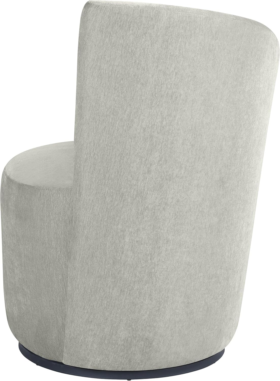 Coaster Home Furnishings - Nueva - Wood - Upholstered Swivel Accent Chair with Curved Backrest, Cushioned Seat and Contemporary Style - Living Room - Dove Grey - 907527