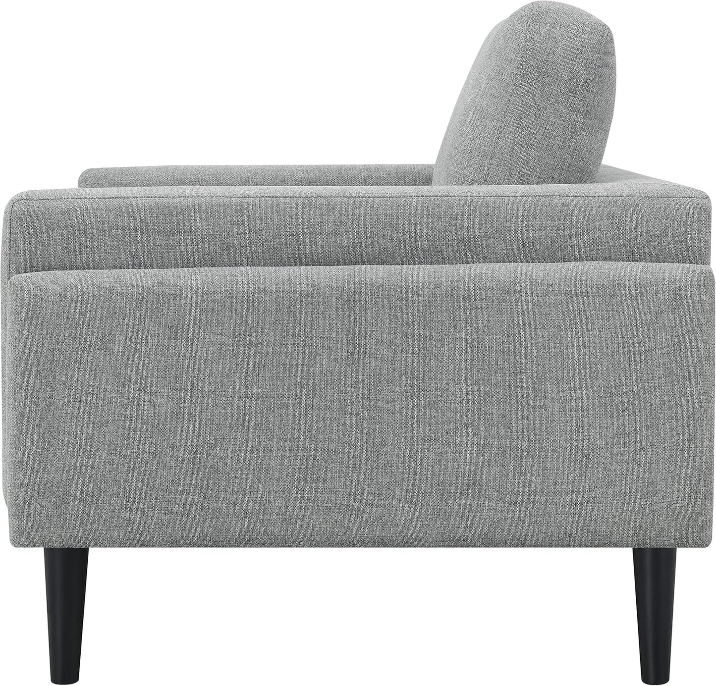 Coaster Home Furnishings - Rilynn - Wood and Fabric - Upholstered Accent Chair with Track Arms, Reversible Back Cushion and Tapered Legs - Living Room - Grey - 509526